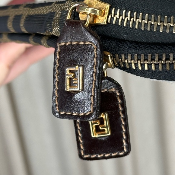 Fendi Vintage Zucca Canvas Collapsible Cosmetic Vanity Bag - Picture 6 of 10